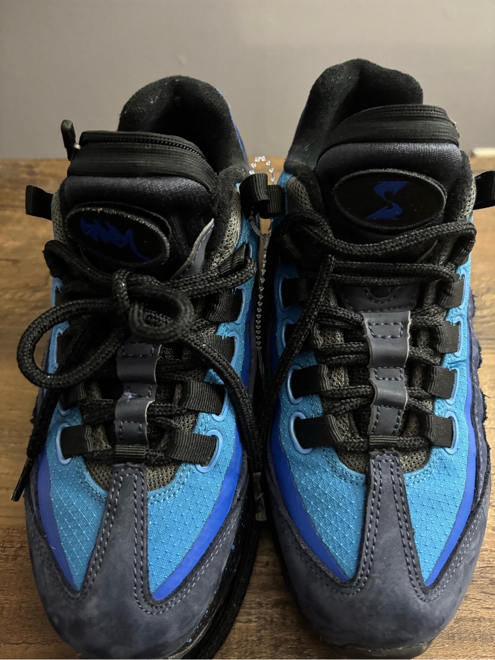 Nike Kids Blue and Black Athletic Sneakers